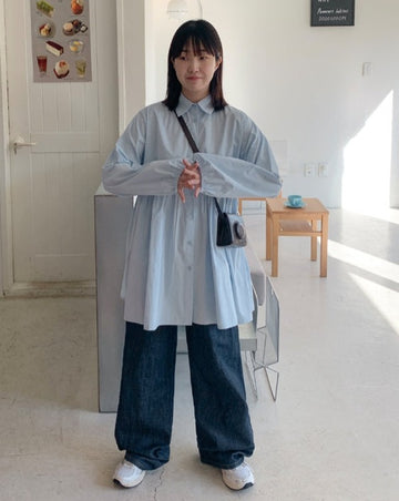 Hint shirt midi one piece